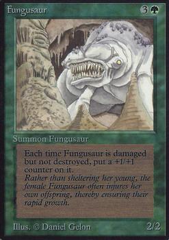 1993 Magic the Gathering Alpha #NNO Fungusaur Front