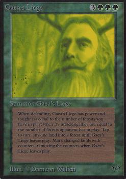 1993 Magic the Gathering Alpha #NNO Gaea's Liege Front