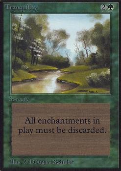 1993 Magic the Gathering Alpha #NNO Tranquility Front