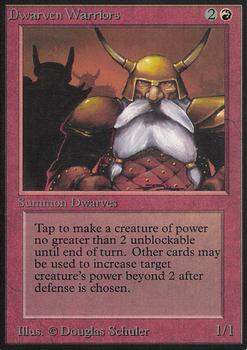 1993 Magic the Gathering Alpha #NNO Dwarven Warriors Front