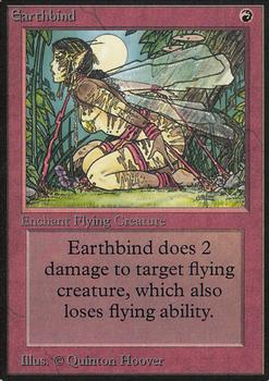 1993 Magic the Gathering Alpha #NNO Earthbind Front