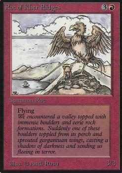 1993 Magic the Gathering Alpha #NNO Roc of Kher Ridges Front