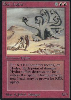 1993 Magic the Gathering Alpha #NNO Rock Hydra Front