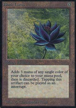 1993 Magic the Gathering Alpha #NNO Black Lotus Front