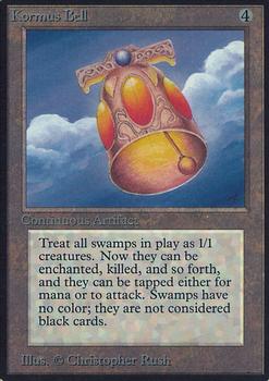 1993 Magic the Gathering Alpha #NNO Kormus Bell Front