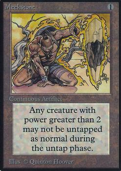1993 Magic the Gathering Alpha #NNO Meekstone Front