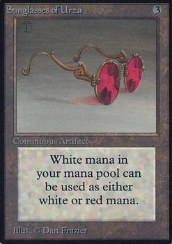 1993 Magic the Gathering Alpha #NNO Sunglasses of Urza Front