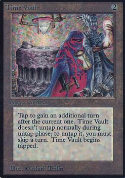 1993 Magic the Gathering Alpha #NNO Time Vault Front