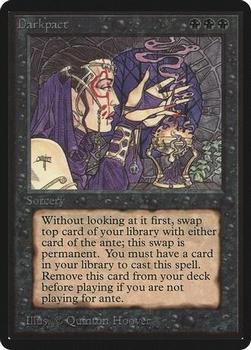 1993 Magic the Gathering Beta #NNO Darkpact Front