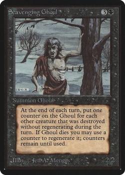 1993 Magic the Gathering Beta #NNO Scavenging Ghoul Front