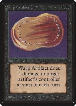 1993 Magic the Gathering Beta #NNO Warp Artifact Front