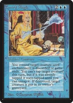 1993 Magic the Gathering Beta #NNO Control Magic Front