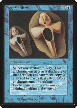 1993 Magic the Gathering Beta #NNO Copy Artifact Front