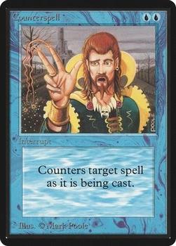 1993 Magic the Gathering Beta #NNO Counterspell Front