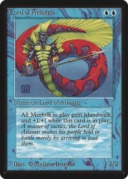 1993 Magic the Gathering Beta #NNO Lord of Atlantis Front