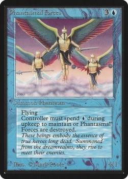 1993 Magic the Gathering Beta #NNO Phantasmal Forces Front
