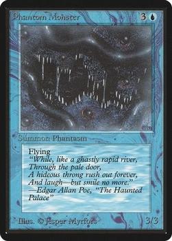 1993 Magic the Gathering Beta #NNO Phantom Monster Front