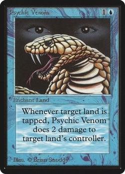 1993 Magic the Gathering Beta #NNO Psychic Venom Front
