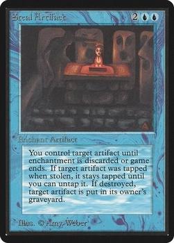 1993 Magic the Gathering Beta #NNO Steal Artifact Front