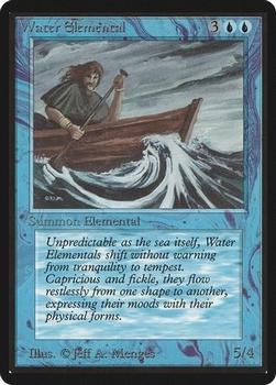 1993 Magic the Gathering Beta #NNO Water Elemental Front