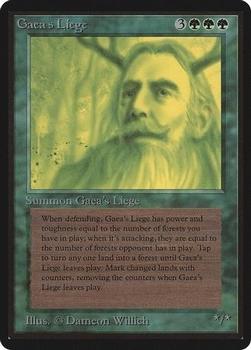 1993 Magic the Gathering Beta #NNO Gaea's Liege Front