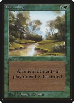 1993 Magic the Gathering Beta #NNO Tranquility Front