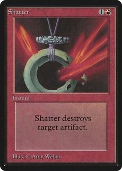 1993 Magic the Gathering Beta #NNO Shatter Front