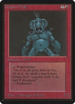 1993 Magic the Gathering Beta #NNO Uthden Troll Front