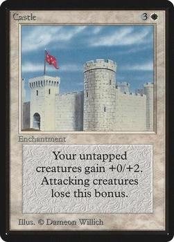 1993 Magic the Gathering Beta #NNO Castle Front