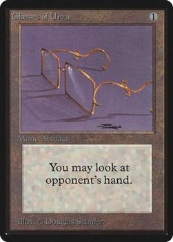 1993 Magic the Gathering Beta #NNO Glasses of Urza Front