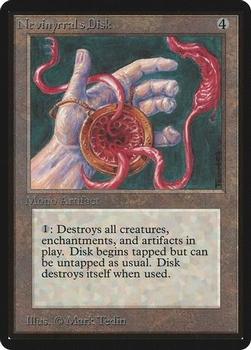 1993 Magic the Gathering Beta #NNO Nevinyrral's Disk Front