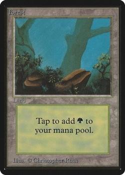 1993 Magic the Gathering Beta #NNO Forest Front