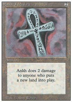 1994 Magic the Gathering Revised Edition #NNO Ankh of Mishra Front