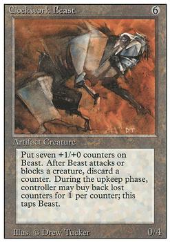 1994 Magic the Gathering Revised Edition #NNO Clockwork Beast Front