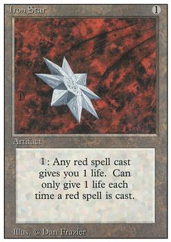 1994 Magic the Gathering Revised Edition #NNO Iron Star Front