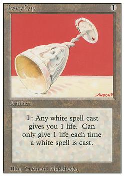 1994 Magic the Gathering Revised Edition #NNO Ivory Cup Front