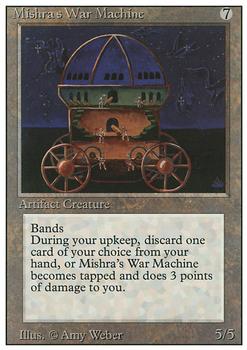 1994 Magic the Gathering Revised Edition #NNO Mishra's War Machine Front