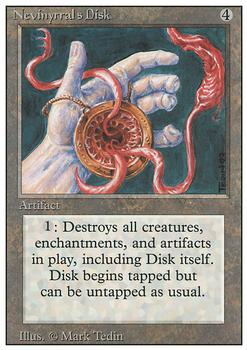 1994 Magic the Gathering Revised Edition #NNO Nevinyrral's Disk Front