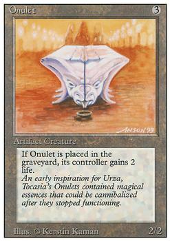 1994 Magic the Gathering Revised Edition #NNO Onulet Front