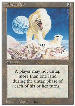 1994 Magic the Gathering Revised Edition #NNO Winter Orb Front