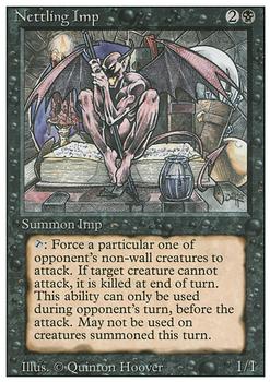 1994 Magic the Gathering Revised Edition #NNO Nettling Imp Front