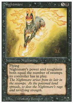 1994 Magic the Gathering Revised Edition #NNO Nightmare Front