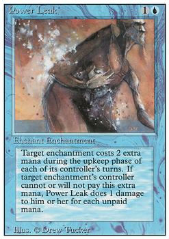 1994 Magic the Gathering Revised Edition #NNO Power Leak Front