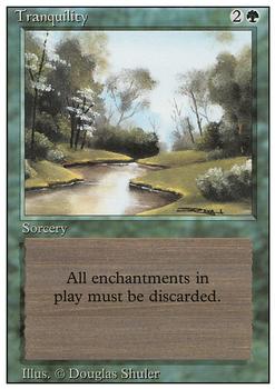 1994 Magic the Gathering Revised Edition #NNO Tranquility Front