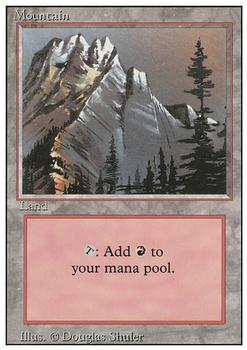 1994 Magic the Gathering Revised Edition #NNO Mountain Front