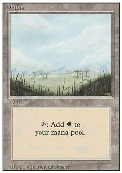 1994 Magic the Gathering Revised Edition #NNO Plains Front
