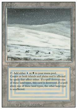 1994 Magic the Gathering Revised Edition #NNO Tundra Front