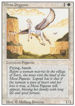1994 Magic the Gathering Revised Edition #NNO Mesa Pegasus Front