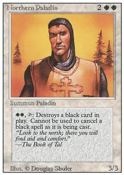 1994 Magic the Gathering Revised Edition #NNO Northern Paladin Front