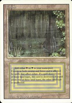 1994 Magic the Gathering Revised Edition #NNO Bayou Front